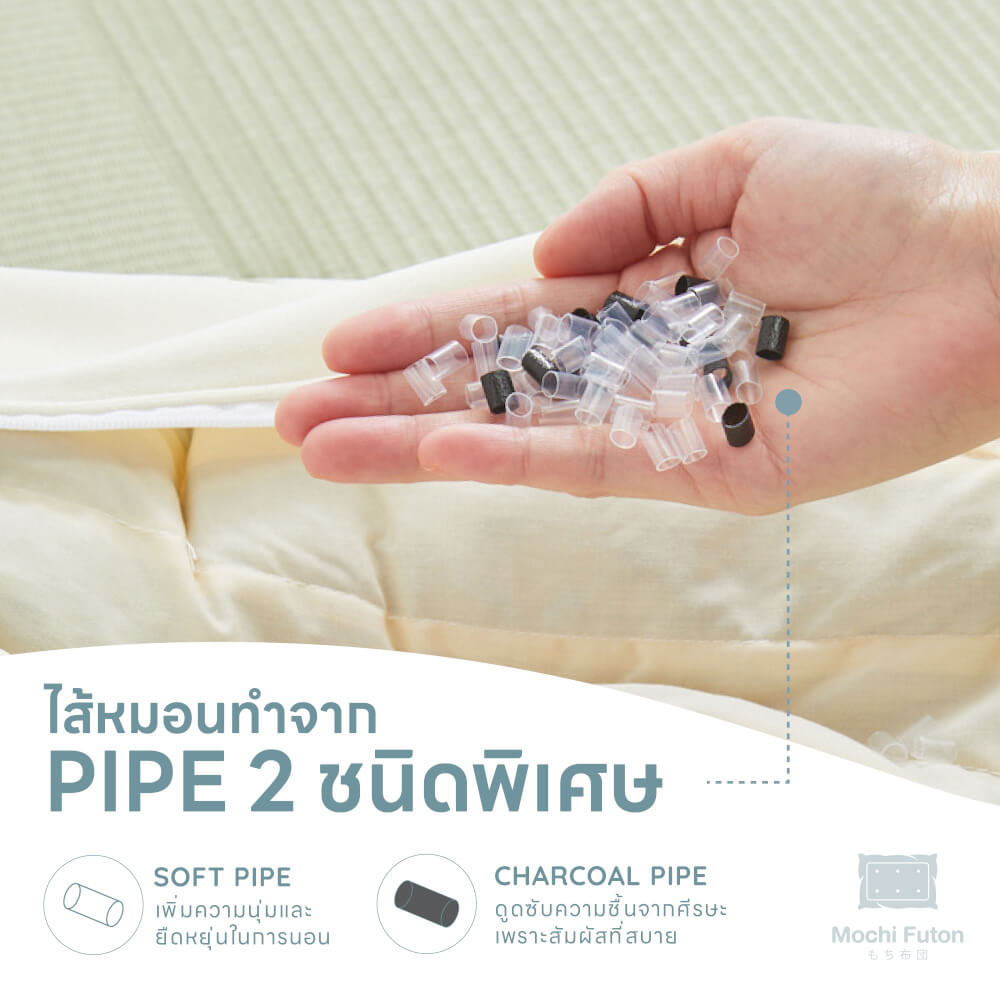 หมอนญี่ปุ่น 6 มิติ - Mochi Futon  